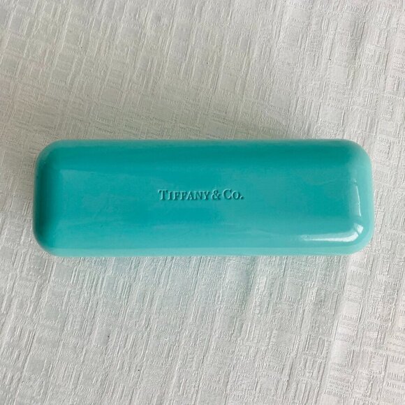 Tiffany & Co. Accessories - Tiffany & Co. Turquoise Hard Shell Eyeglasses Case